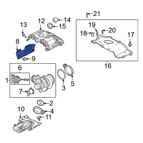 Turbocharger Mount Heat Shield