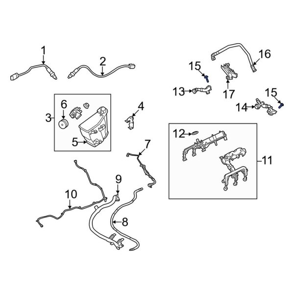 Evaporative Emissions System Line Screw