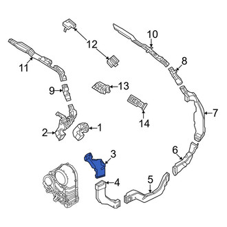 Land Rover OE - HVAC Duct Adapter