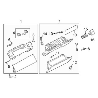 Land Rover OE - Instrument Panel - Glove Box