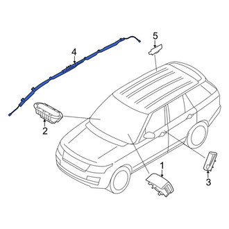 Land Rover OE - Left Curtain Air Bag