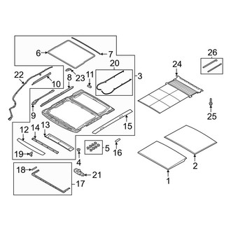Land Rover OE - Roof - Sunroof