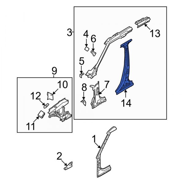 Body B-Pillar Reinforcement