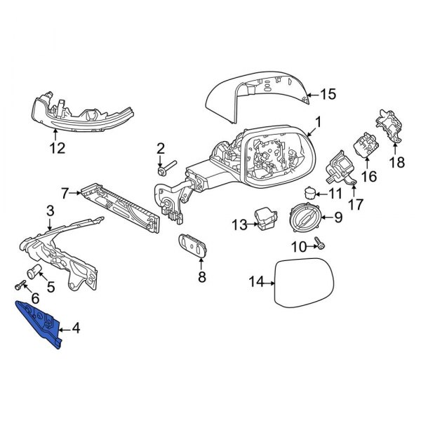 Door Mirror Insulator