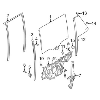 Land Rover OE - Rear Door - Glass & Hardware