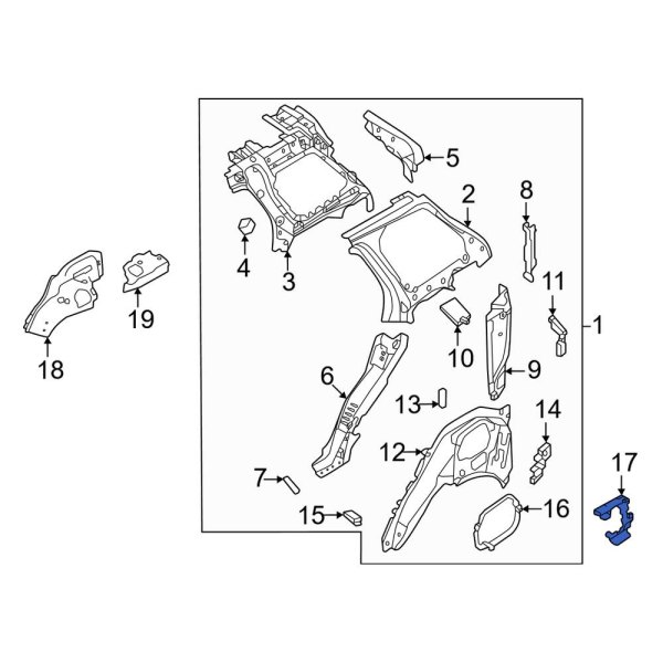 Wheel Housing Bracket