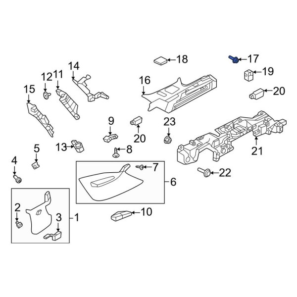 Quarter Panel Trim Panel Screw