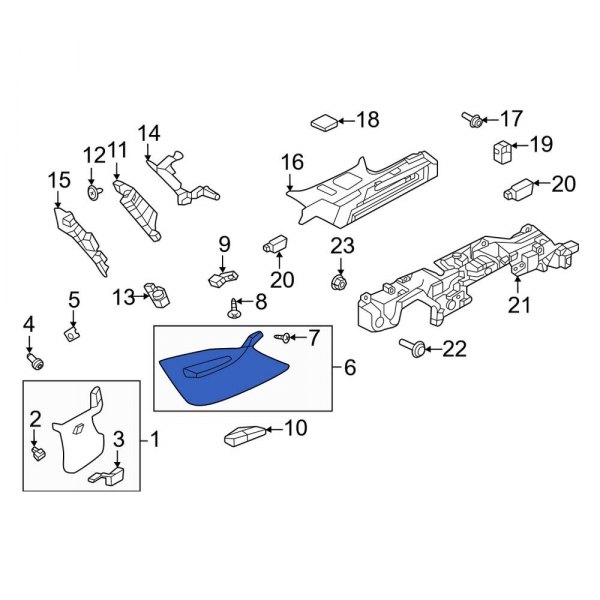 Body D-Pillar Trim Panel