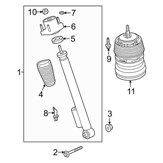 Land Rover OE - Rear Suspension - Shocks & Components