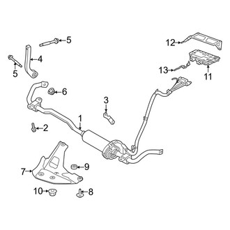 Land Rover OE - Rear Suspension - Stabilizer Bar & Components (With Active Stabilizer), (4.4L)