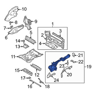 Land Rover OE - Rear Left Frame Side Member Assembly