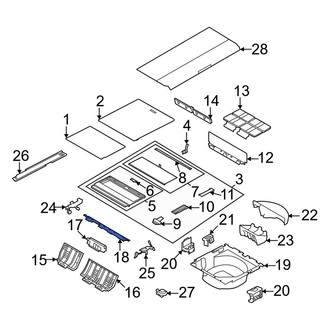 Land Rover OE - Upper Inner Spare Tire Compartment Bracket