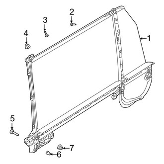 Land Rover OE - Rear Door - Interior Trim (Sunscreen)