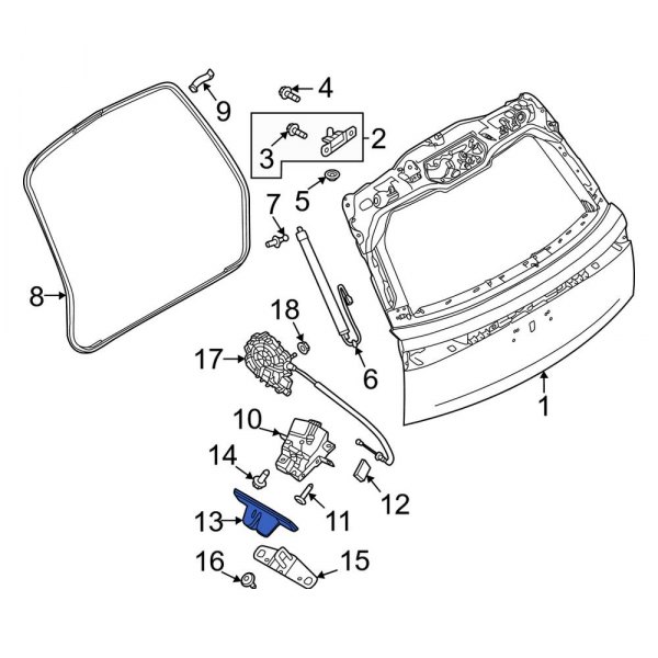 Liftgate Latch Cover