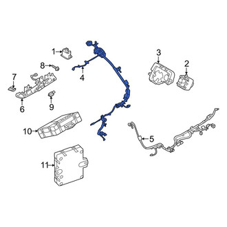 Land Rover OE - Rear Left Upper Tailgate Wiring Harness