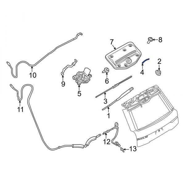 Liftgate Washer Hose