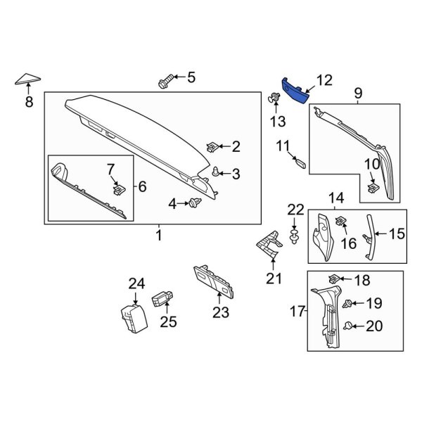 Liftgate Trim Cover