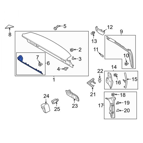 Liftgate Trim Cover