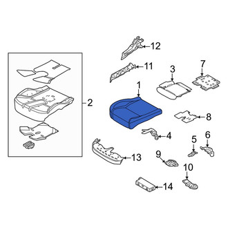 Land Rover OE - Front Right Seat Cover