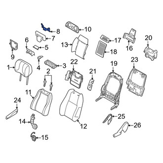 Land Rover OE - Left Video Monitor Bracket