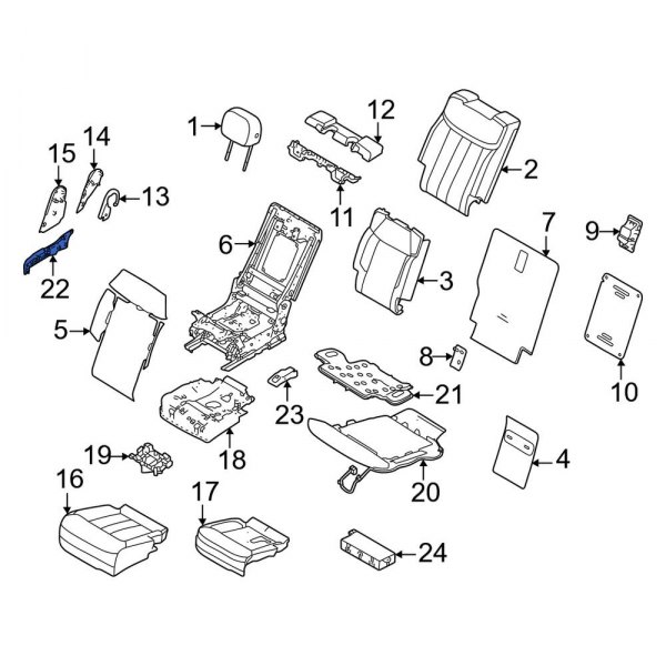 Seat Frame Trim Panel