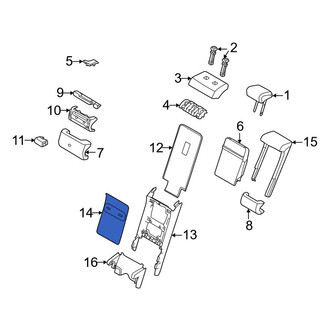 Land Rover OE - Center Rear Seat Back Panel