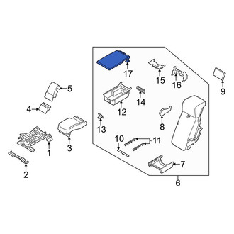 Land Rover OE - Center Seat Armrest