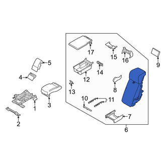 Land Rover OE - Center Seat Armrest