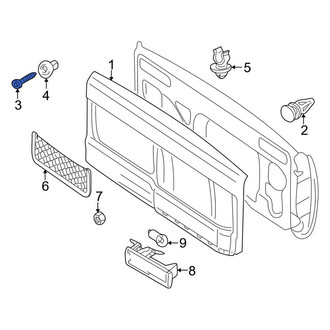 Land Rover OE - Rear Door Interior Trim Panel Screw