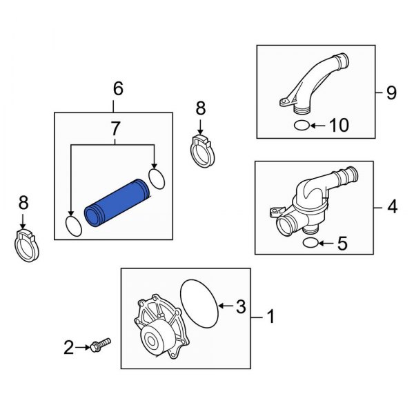 Engine Coolant Pipe