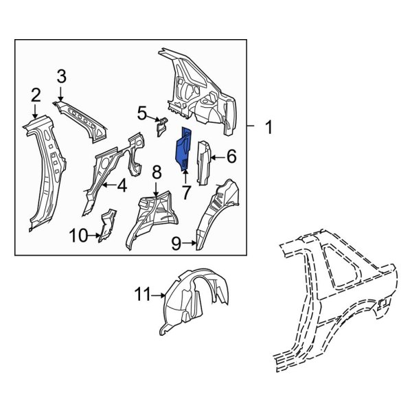 Body D-Pillar