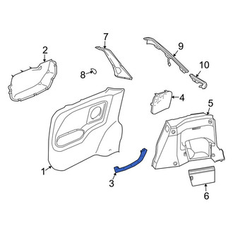 Land Rover OE - Rear Left Quarter Panel Filler Panel