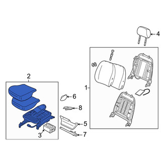 Land Rover OE - Front Right Seat Cushion Foam