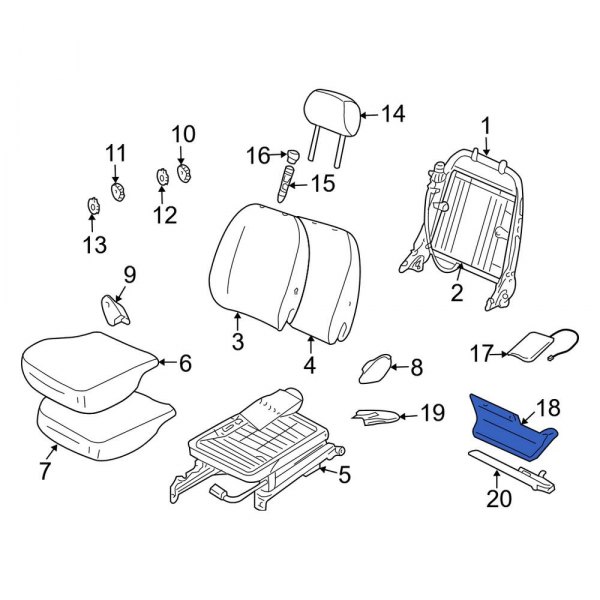 Seat Back Panel