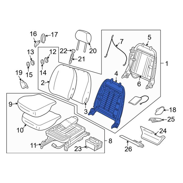 Seat Back Frame