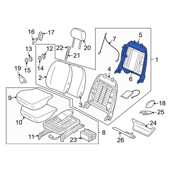 Seat Back Frame