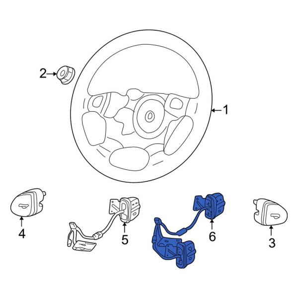 Land Rover OE YUH100751LNF Cruise Control Switch