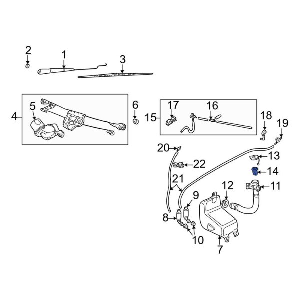 Washer Fluid Strainer