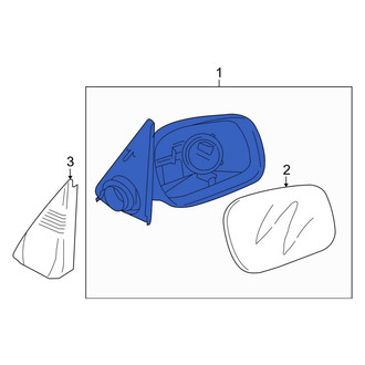 Land Rover OE - Front Right Door Mirror