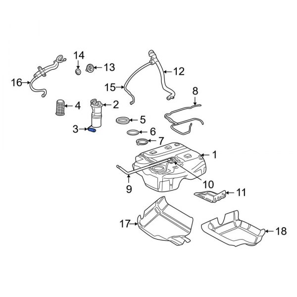 Fuel Sender and Hanger Assembly