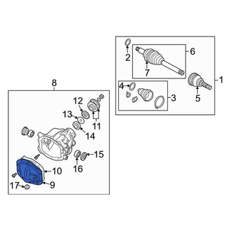 Land Rover OE - Rear Differential Cover