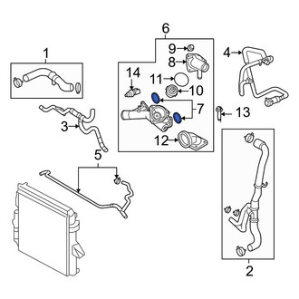 Land Rover OE - Engine Coolant Thermostat Housing Gasket