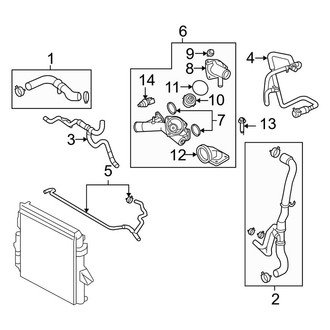 Land Rover OE - Cooling - Hoses & Pipes (4.4L)