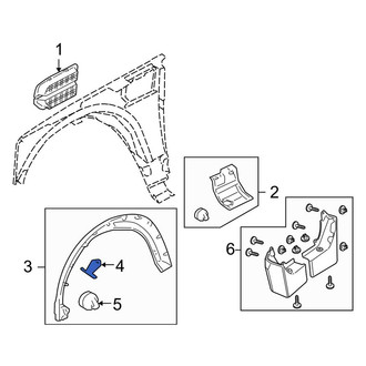 Land Rover OE - Wheel Arch Molding Clip