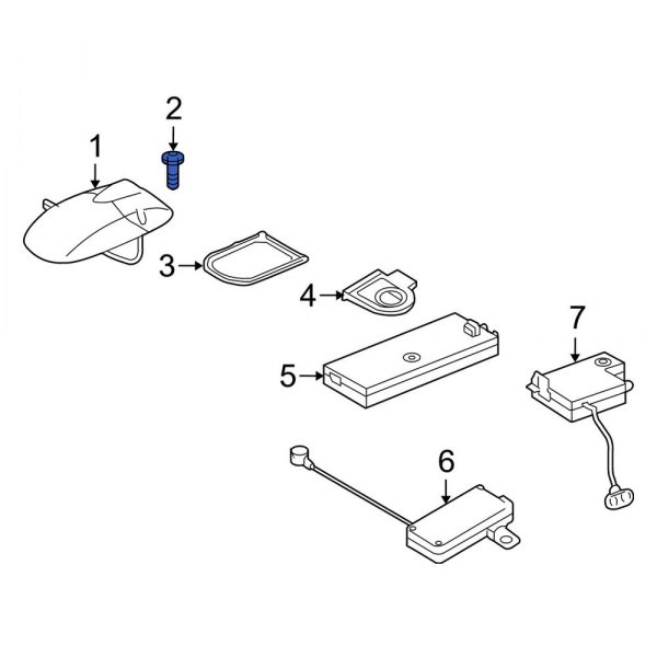 Radio Antenna Base Screw