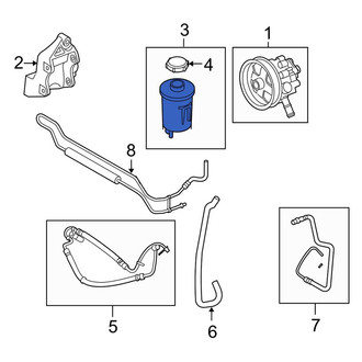 Land Rover OE - Power Steering Reservoir