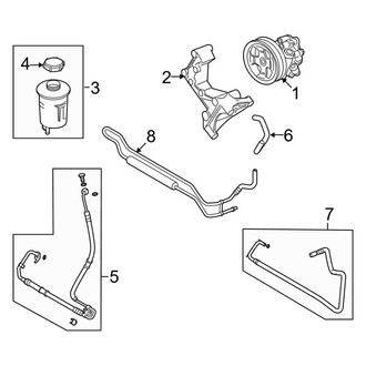 Land Rover OE - Steering Gear & Linkage - Pump & Hoses (4.0L)