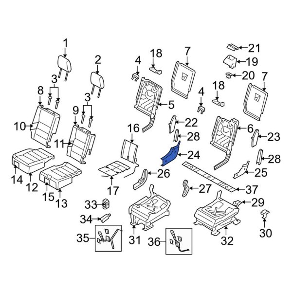 Seat Hinge Cover