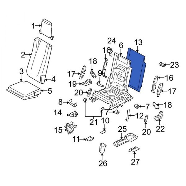 Seat Back Panel