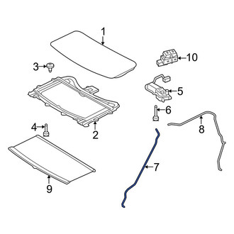 Land Rover OE - Front Sunroof Drain Hose